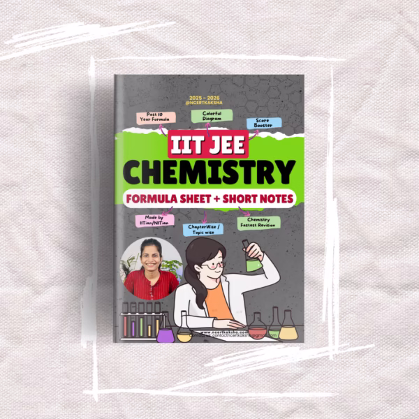 Printed IIT JEE 2026 Chemistry Formula Sheet/Short Notes | IIT JEE chemistry Notes | Handwritten notes