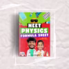 Printed Neet Physics Formula Sheet