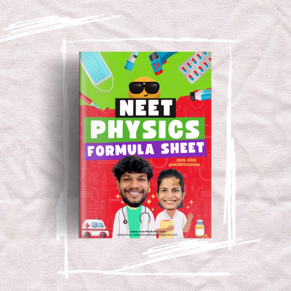 Printed Neet Physics Formula Sheet