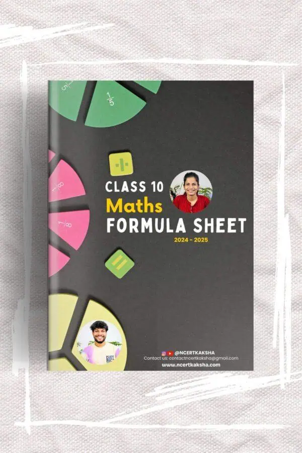 Printed Class 10 Maths Formula Sheet