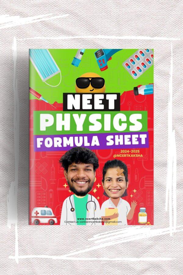 Printed Neet Physics Formula Sheet 2025