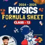 Class 12th Physics Formula Sheet (The Best) 2024-2025 | Digital Handwritten Notes