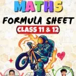 Class 11 & 12 Maths Formula Sheet 2024-2025: Fastest way to Revise Maths | Digital Handwritten Notes