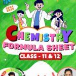 Class 11 & 12 Chemistry Formula Sheet 2024-2025: Fastest way to Revise Chemistry | Digital Handwritten Notes