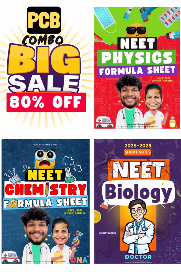 NEET 2026 Physics Formula Sheet (The Best: Fastest way to Revise Physics) | Digital Handwritten Notes - PCB