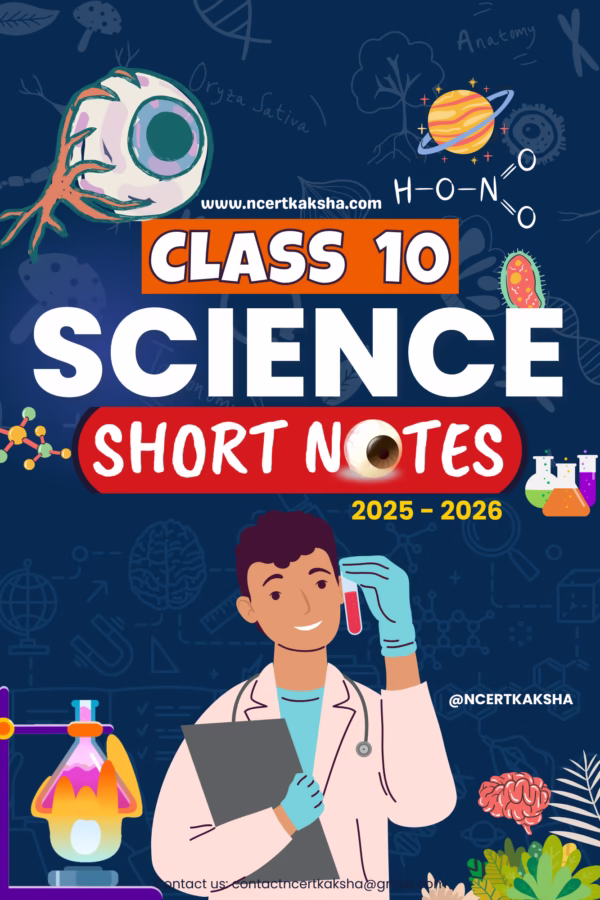 Class 10th Science Formula Sheet 2025-2026